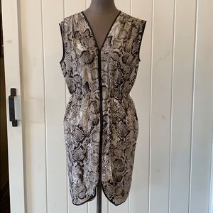 BCBG MAXAZRIA snake print dress